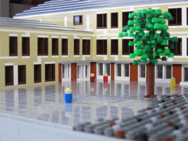 Arkitekturmodellen Rudboda Skola