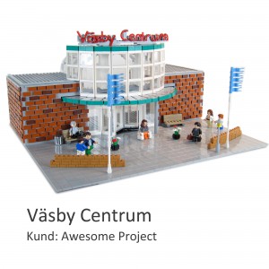 &Ouml;vesiktsmodellen V&auml;sby Centrum av LEGO