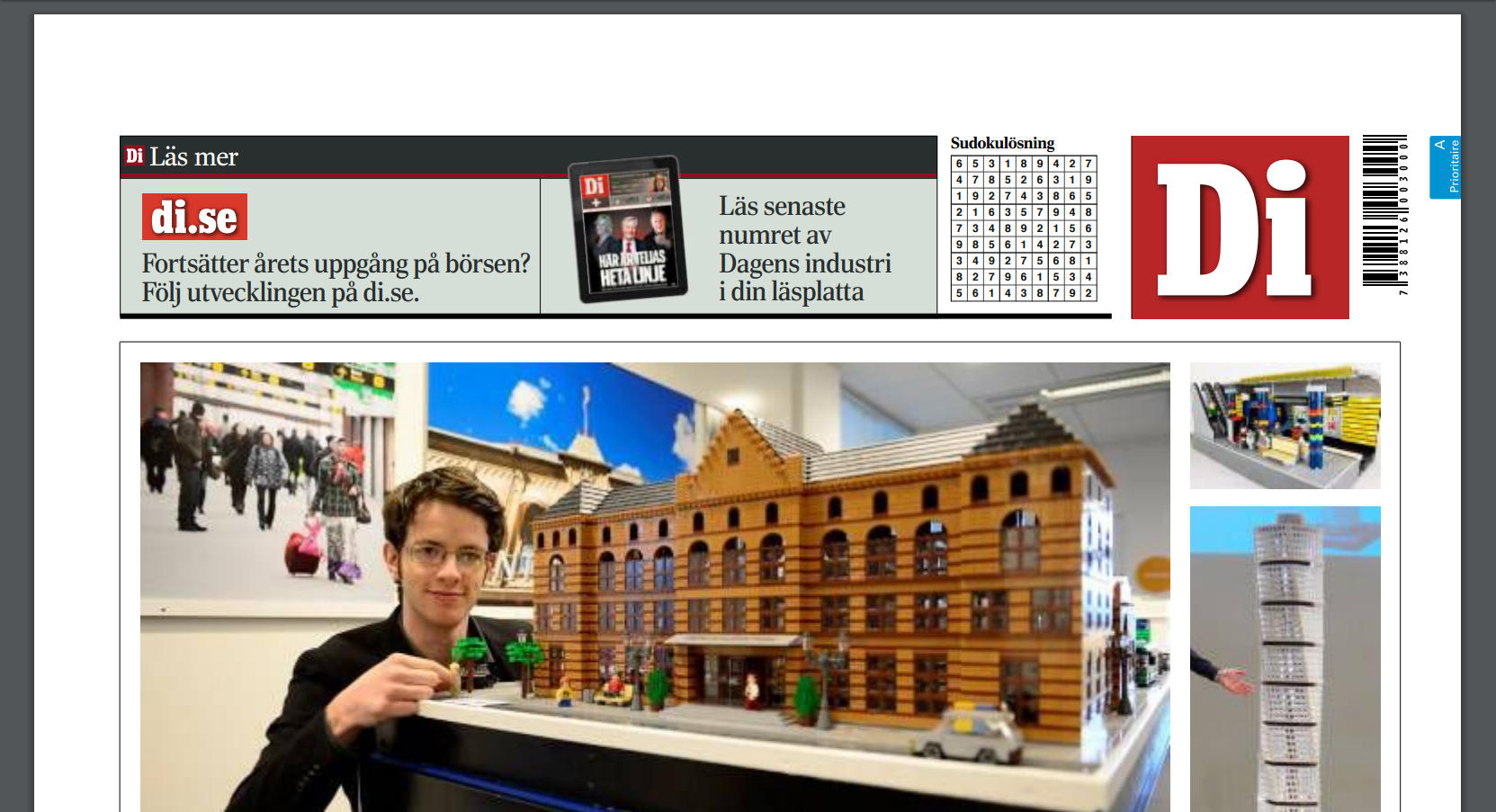 DI - Bygger kari&auml;r p&aring; Legoarbete