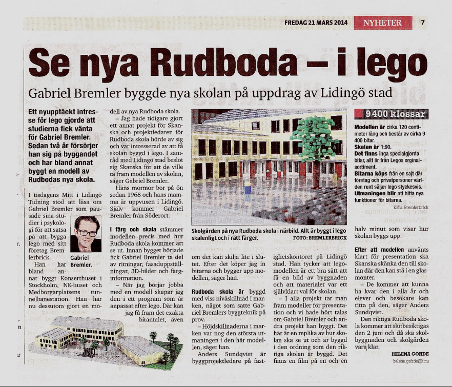 Se nya Rudboda - i lego