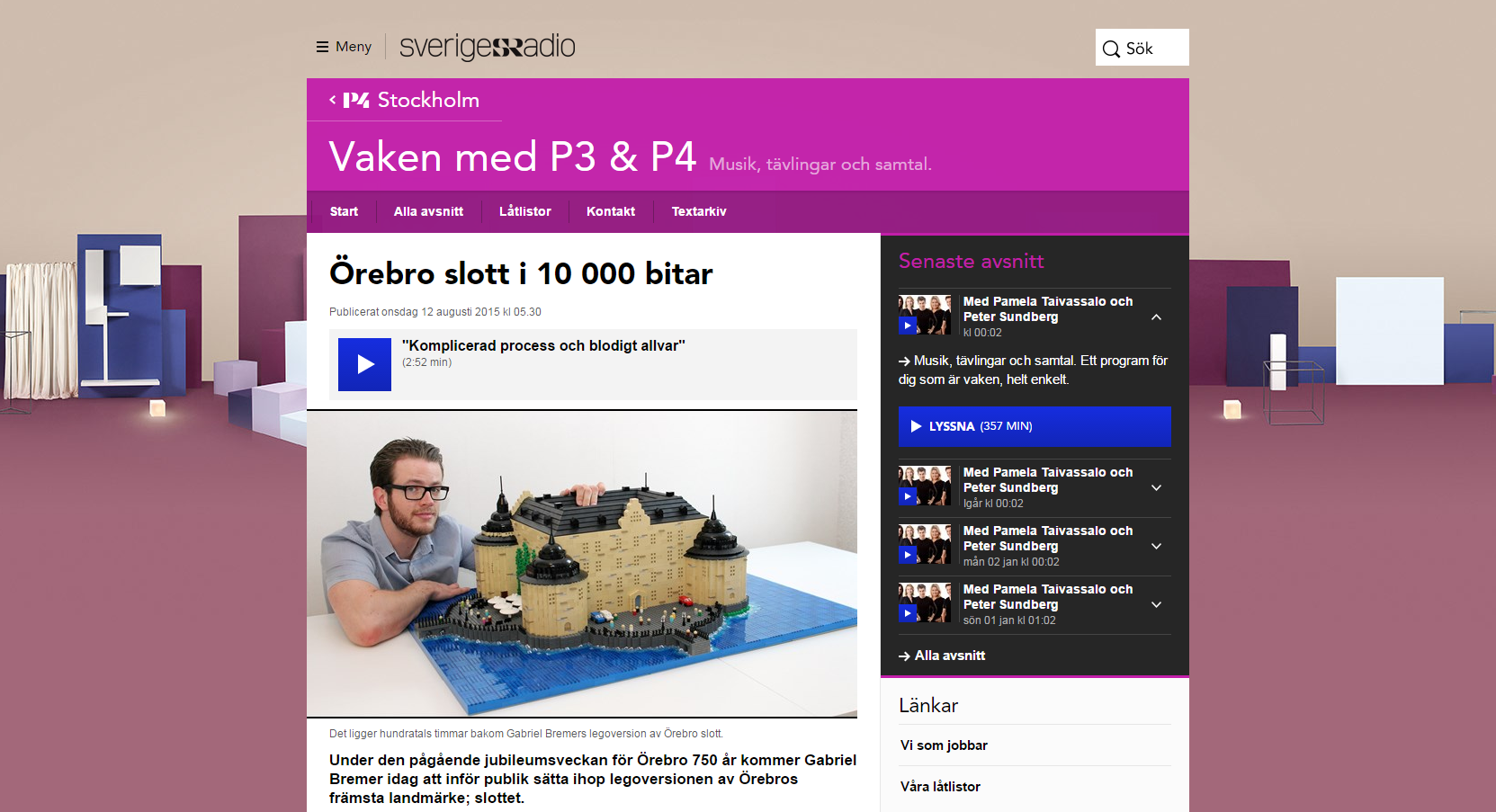 &Ouml;rebro slott i 10 000 bitar