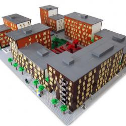 Exterioeren i Oeversiktsmodell Stockholmshem