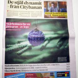 Skärholmens Centrum får en jättegran av LEGO – DN.STHLM