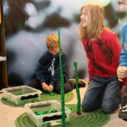 LEGO workshop i Huddinge Centrums Julevent