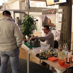 MyOffice modeller av LEGO under uppbyggnad av Bremlerbrick