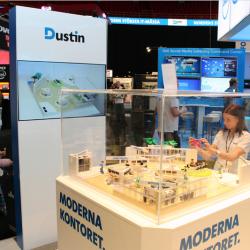 Inredningsmodell på uppdrag av Dustin