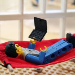 Inredningsmodellen med dustins hängmatta