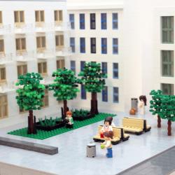 Modell av lego beställdes av Envac Avfallshantering
