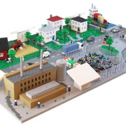 Miljbyrån Miljöförstöring Sopstation